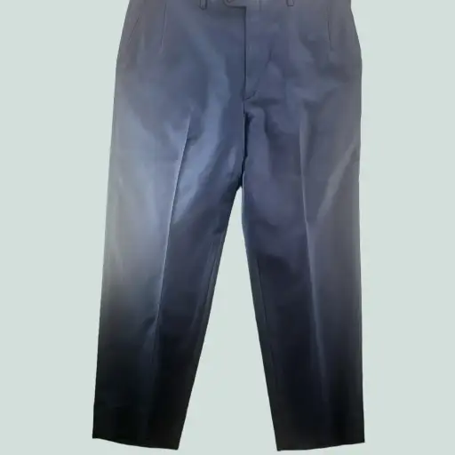 Brioni Dress Pants Mens 36x28 Navy Blue Flat Front Formal Work Office Wear
