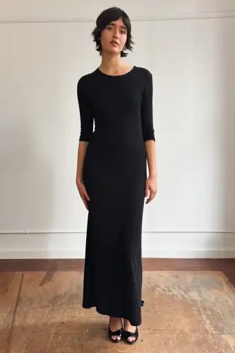 YOHJI YAMAMOTO A/W 2000 MAXI DRESS