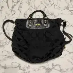 【COACH】2way ショルダーバッグ ブラック