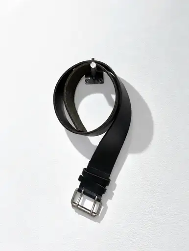 1990s  Dirk Bikkembergs - double-pin cow leather belt
