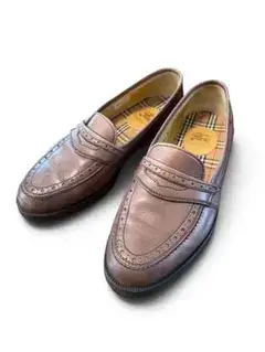 【美品】Burberrys ローファー レザー ブラウン