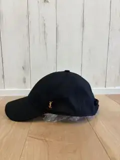 Saint Laurent サンローラン キャップ 帽子 黒　試着のみ