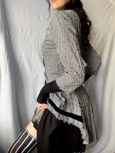 Yohji Yamamoto +Noir s/s 2015 tailcoat blouse
