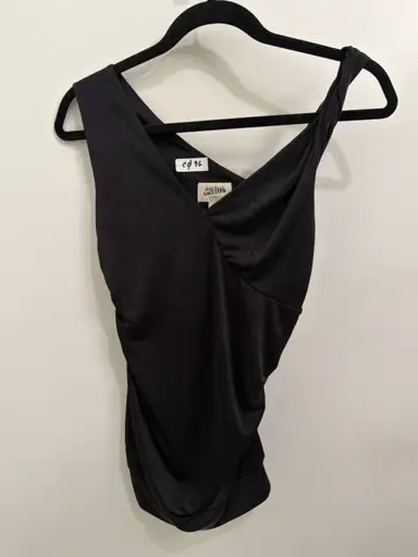 C096 Jean Paul Gaultier for Target Asymmetrical Ruched Tank Top