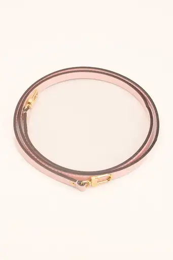 LOUIS VUITTON PINK LEATHER STRAP