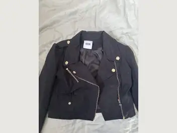 MOSCHINO crop jacket, sz 10