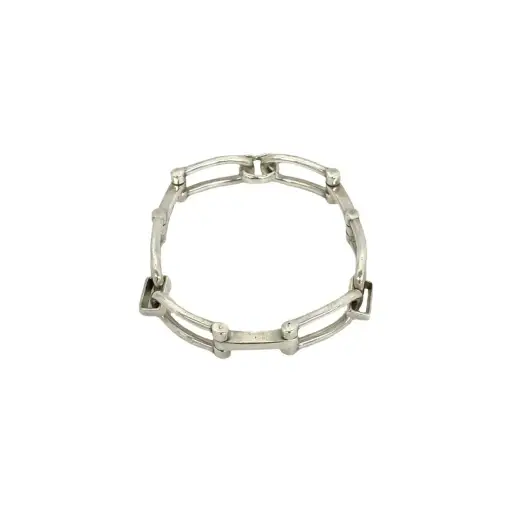 Horsebit Bracelet Sterling Silver