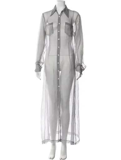 Silk Long Dress