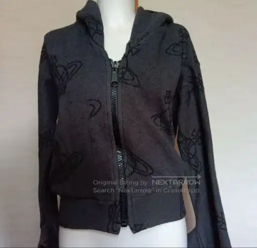 Vivienne Westwood Full-print cat paw sweatshirt jacket