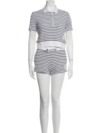 Striped Short Set