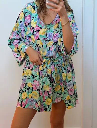 Vintage Christian Dior Dress & Robe Set
