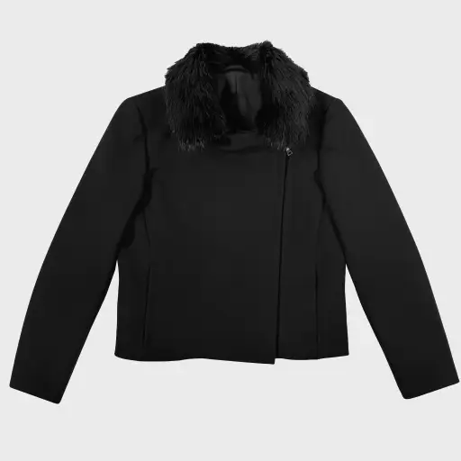 Prada Beaver Fur Collar Jacket