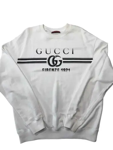 Gucci Logo Print Sweatshirt Size M