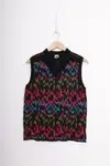 Missoni Womens Black Vest Size 44