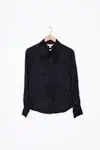 M&S x Bella Freud Womens Black Shirt Size 8