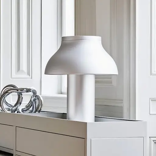 HAY Design - Pierre Charpin - Table lamp - PC Table Lamp Large - Aluminium - Aluminium