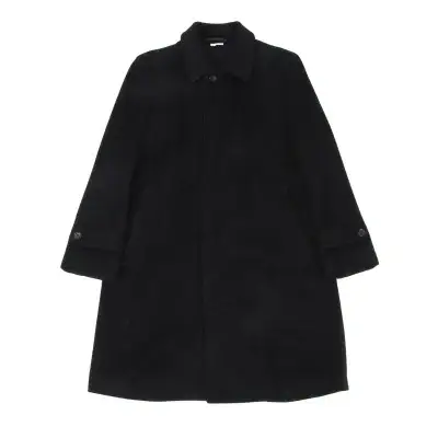 COMME des GARCONS HOMME PLUS Cashmere Blend Wool Coat Navy S