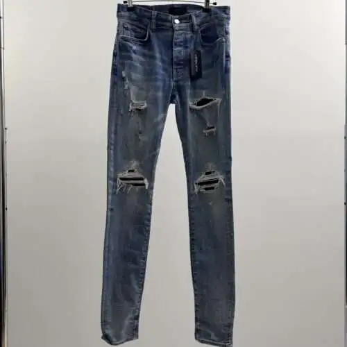 Amiri Leather MX1 Jeans