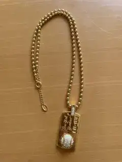 New York Yankees ネックレス ゴールドカラー