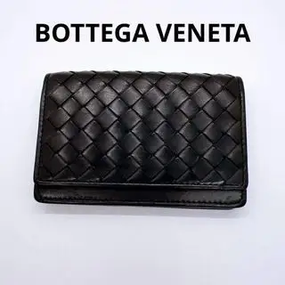 美品✨ボッテガヴェネタ 名刺入れ カードケース イントレチャート レザー 黒 ボッテガヴェネタ(BOTTEGA VENETA)のメンズのファッション小物(名刺入れ/定期入れ)の商品詳細ページへのリンク