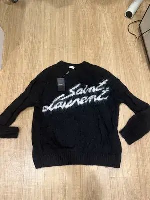 Yves Saint laurent casaco/knitwear preto e branco