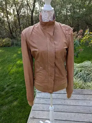 TOP DESIGNER VINTAGE LEDERJACKE VON GIORGIO BRATO