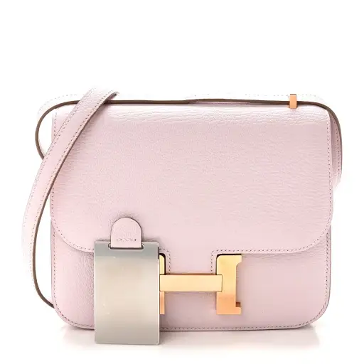 Hermès Chevre Mysore Constance 18 Mauve Pale | PRELOOV