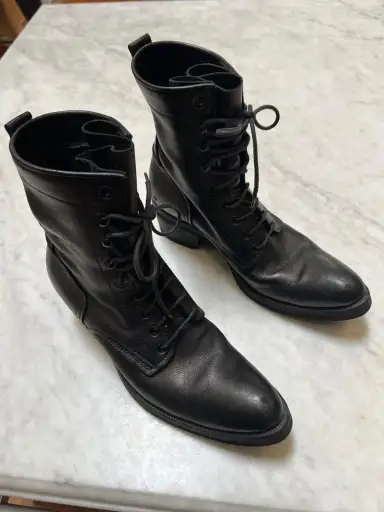 Haider Ackermann FW16 combat boots