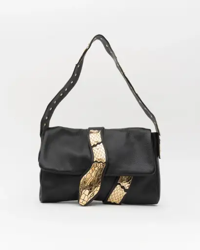 2000s Rare RED VALENTINO Snake Shoulder Bag