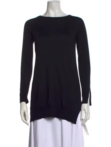 Silk Crew Neck Sweater