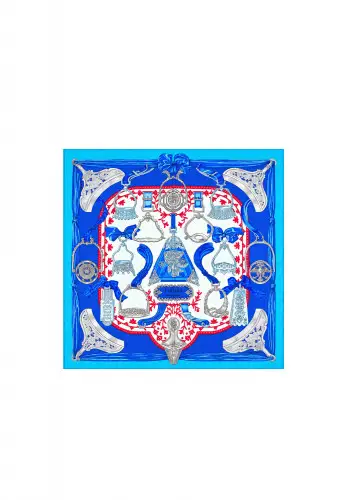 Hermès Étriers Silk Scarf