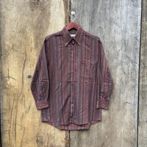 missoni sport vintage button up long sleeve shirt