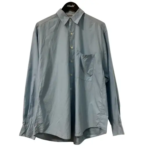 24SSWASHED FINX TWILL BIG SHIRT長袖シャツA24SS02TN