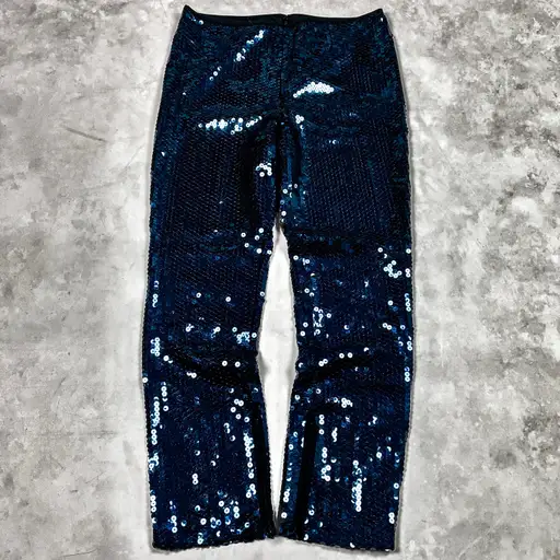 DOLCE & GABBANA 90S SEQUIN EMBELLISHED PANTS