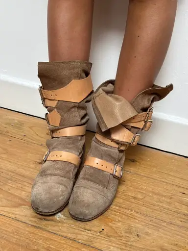 Vivienne Westwood Suede Pirate Boots