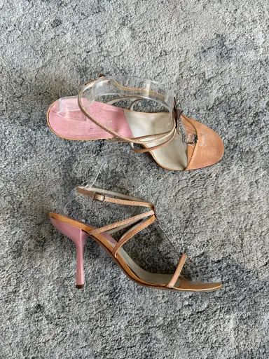 Dior SS2004 Star hardcore leqther heels