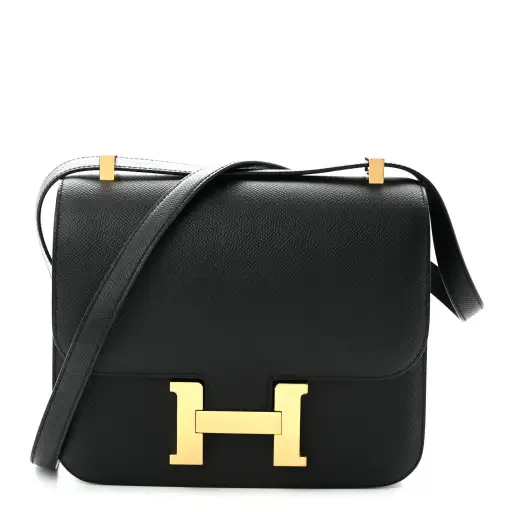 Hermès Epsom Constance 24 Black | PRELOOV