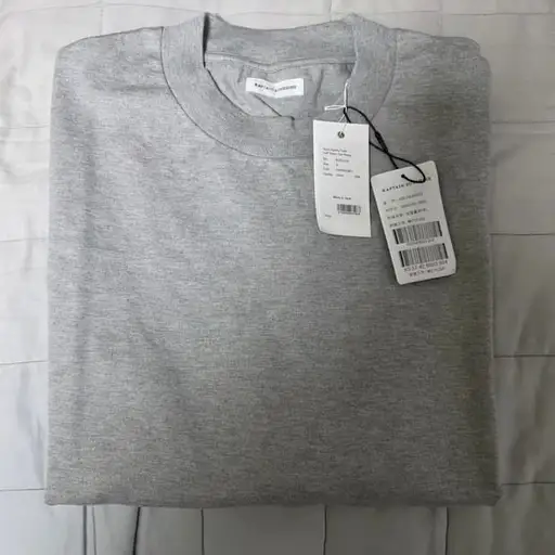 캡틴선샤인 suvin supima half sleeve tee heavy 그레이 4