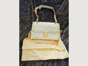 Louis Vuitton Cream Goatskin Suhali Le Talentueux Bag