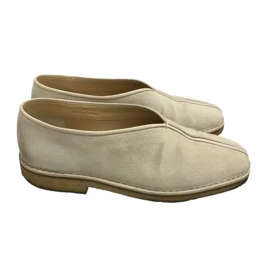 Piped Crepe Chinese Slippers