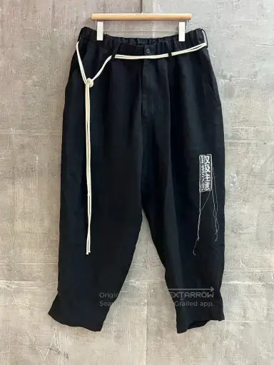 YOHJI YAMAMOTO 2021SS Linen Casual Pants.