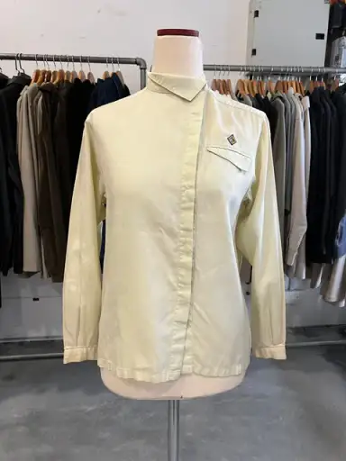 Christian Dior Sports Folded Collar White Shirt