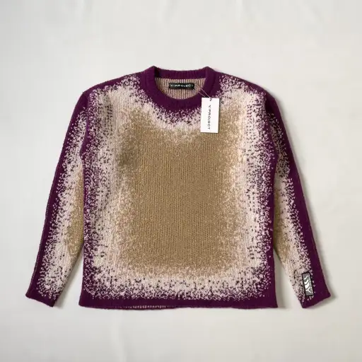 A/W 22 Purple / Beige ‘Gradient’ Sweater