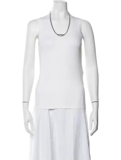 V-Neck Sleeveless Top w/ Tags