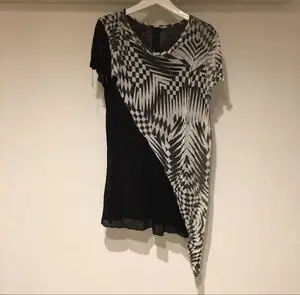 Gareth Pugh archive ジオメトリック柄Tシャツ　t-shirt