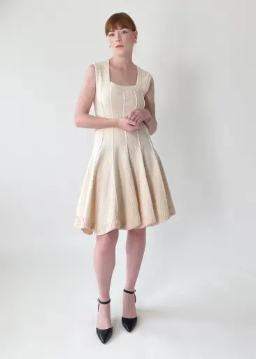 Vintage Alaia Textured Knit Dress