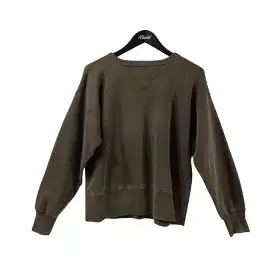 【中古】Taiga Takahashi　MUD DYED BROWN SWEAT SHIRT スウェット 603 ブラウン サイズ：38 【041026】（タイガタカハシ）