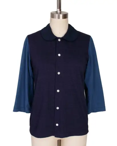 Tricot Comme Des Garcons Color Block Shirt