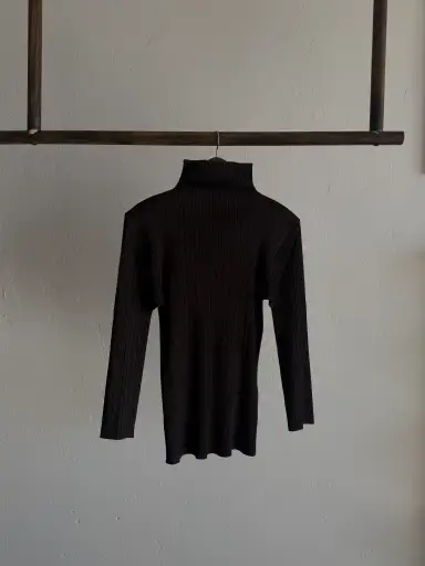 Pleats Please Issey Miyake Brown Top