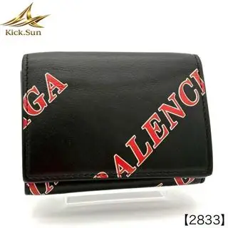 BALENCIAGA バレンシアガ 折財布 カーフレザー 黒 ブラック 2833 バレンシアガ(BALENCIAGA)のメンズのファッション小物(折り財布)の商品詳細ページへのリンク